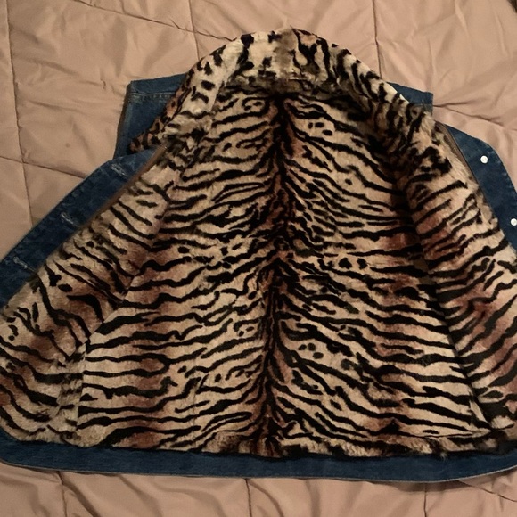 JEAN CRISAN FOURRURE woman’s denim/rabbit fur jacket vest. - Picture 5 of 11